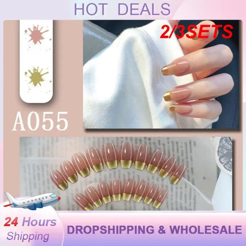 2/3SETS Nail Art Long-lasting Instant Manicure Trend-setting Viral Sensation Convenient Hottest Nail Accessory Removable