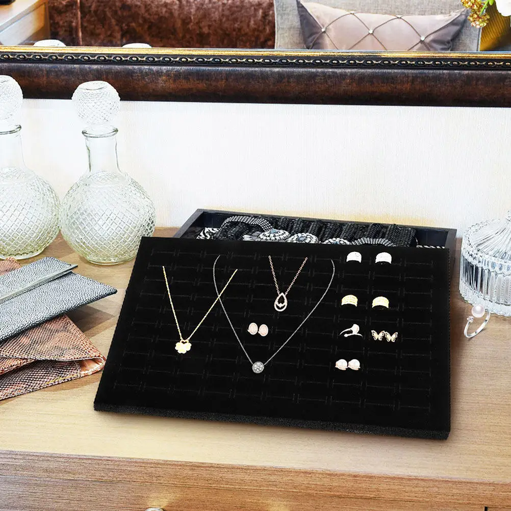

8Pcs Round Jewelry Sponge Inserts Ring Display Pad Earring Organizer Cushion for Jewelry Box Showcase Tray Universal Fit