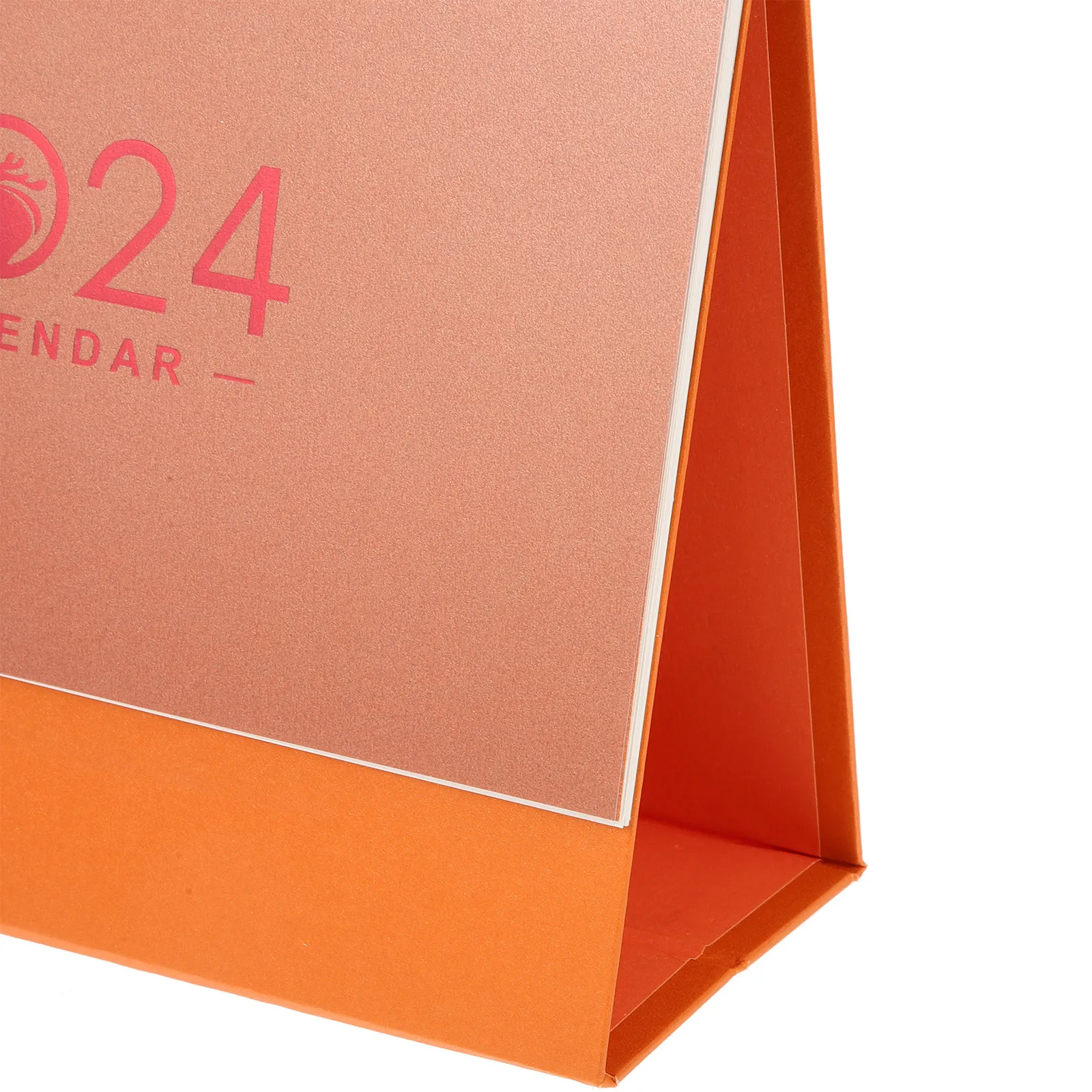 Desktop 2024 Desk Calendar Standing Monthly Note Calendar Office Supplies Household Office Accessories Thick Paper Daily Use