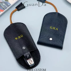 Portable Genuine Leather Key Chain Purse Luxury Fashion Key Wallet For Man Multi Function Casual Card Holder Woman Coin Purse