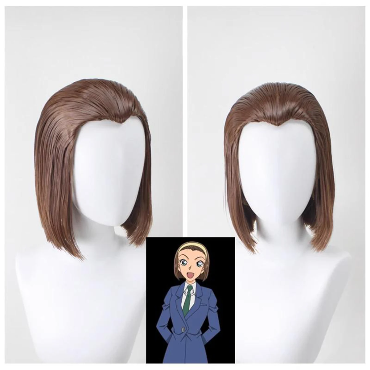

Handmade Cosplay Wigs for Detective Conan Sonoko Suzuki Gin