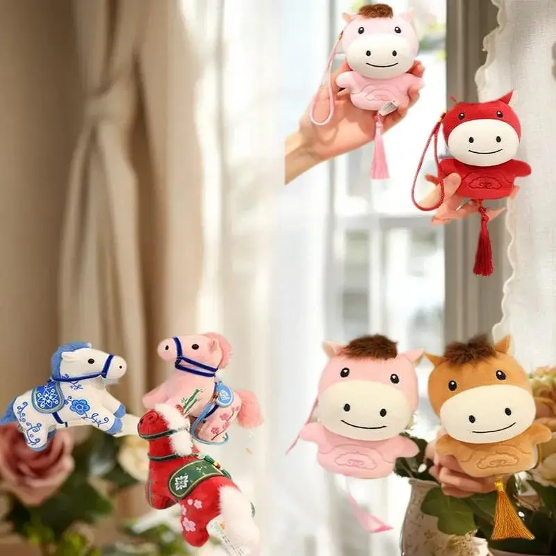 جميل الحصان التميمة أفخم هدايا المولود الجديد؛ 2026 سنة تحت عنوان، لينة واقعية المهر دمية ديكور المنزل قلادة. #4