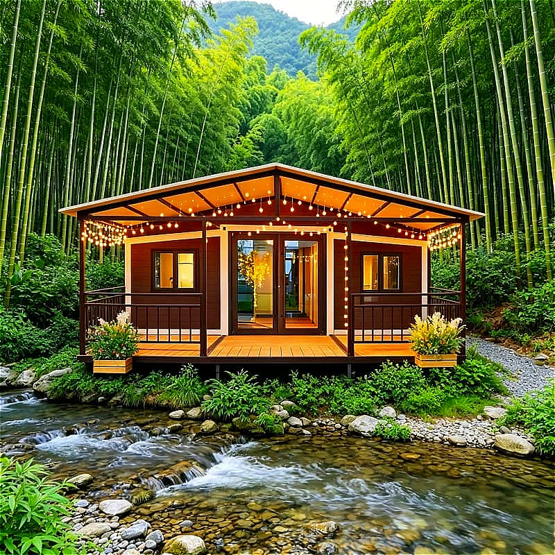 Customized Expandable Container House Flat Pack Collapsible Building Eco Friendly Portable Home for Farm Homestead Holiday Villa