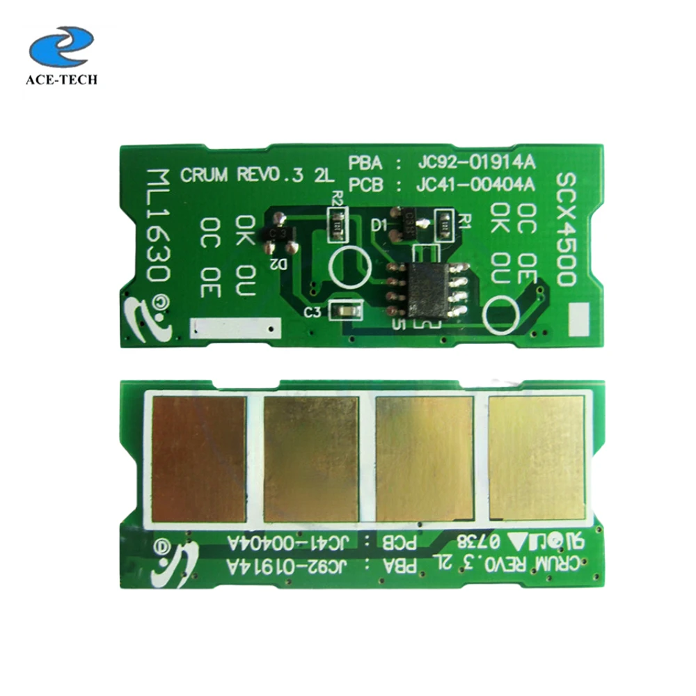 ML-D1630A رقاقة إعادة ضبط خرطوشة الحبر المتوافقة مع سامسونج ML1630 1631 SCX 4500 SCX 4501K إعادة تعيين طابعة الليزر
