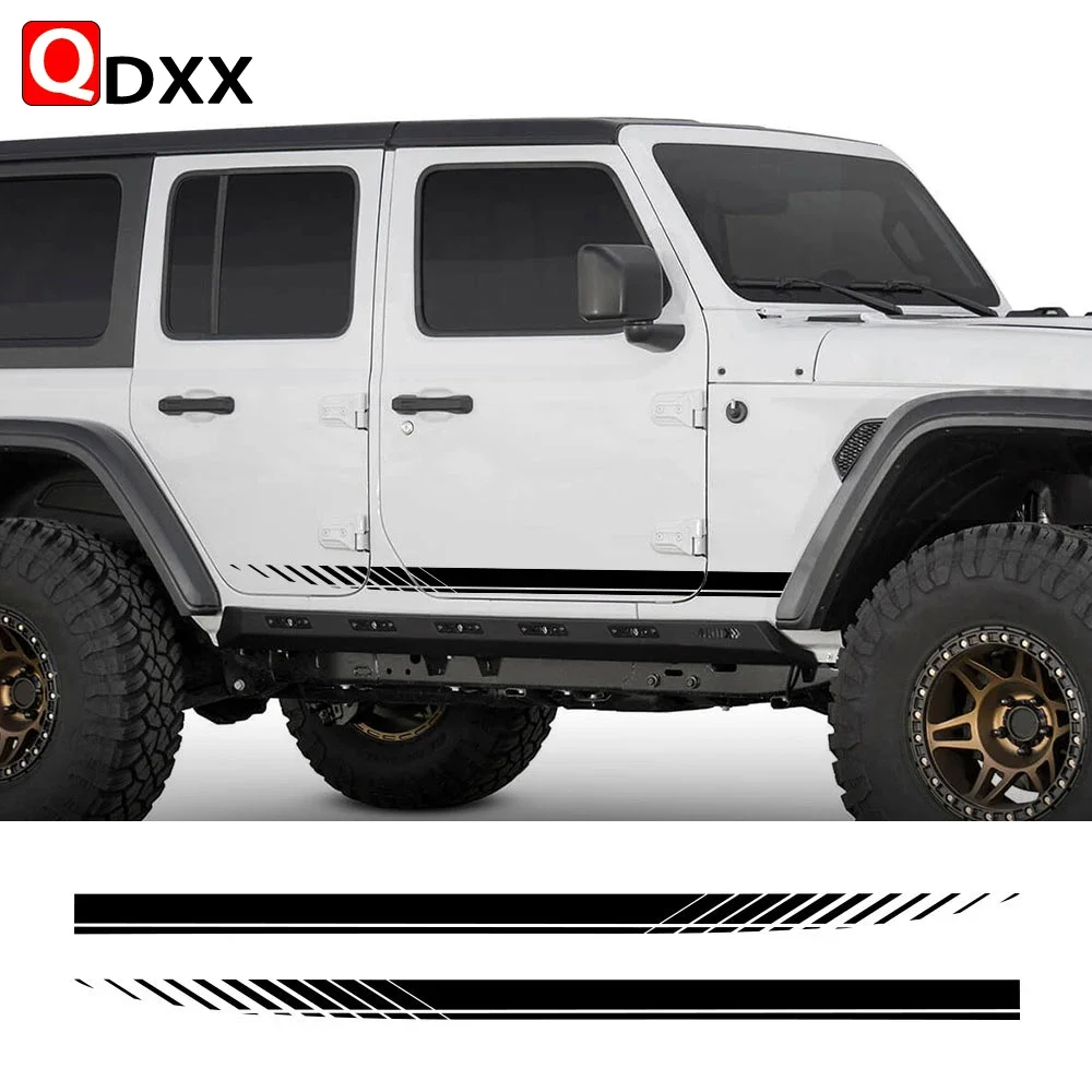 

2 шт. автомобильные наклейки на боковые части кузова для JEEP Cherokee Commander Compass Liberty Patriot Renegade Rubicon Trail Hawk Wrangler, автоаксессуары