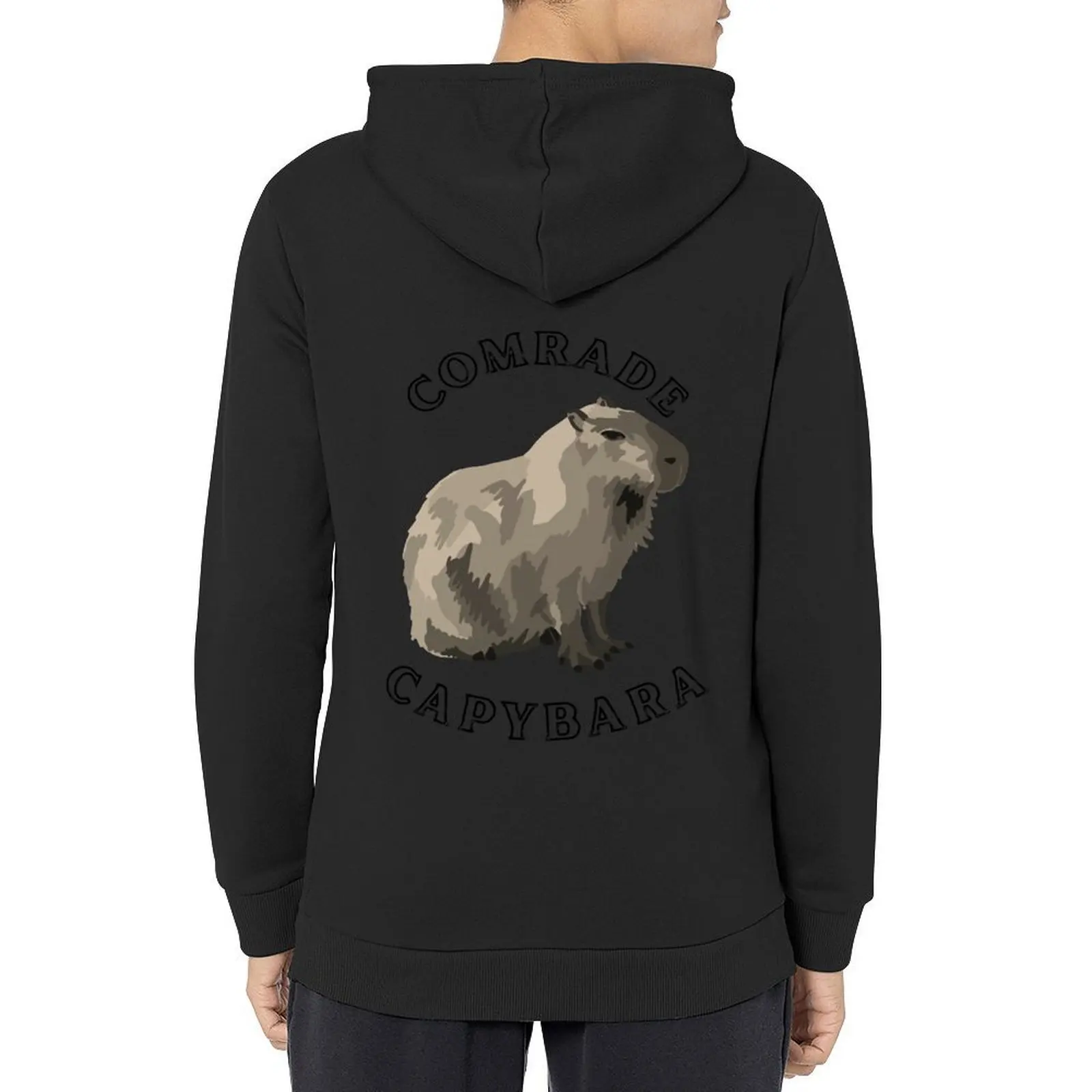 

Comrade Capybara Hoodie fashion men winter clothes clothes for men men's sweat-shirt set men's oversize hoodie