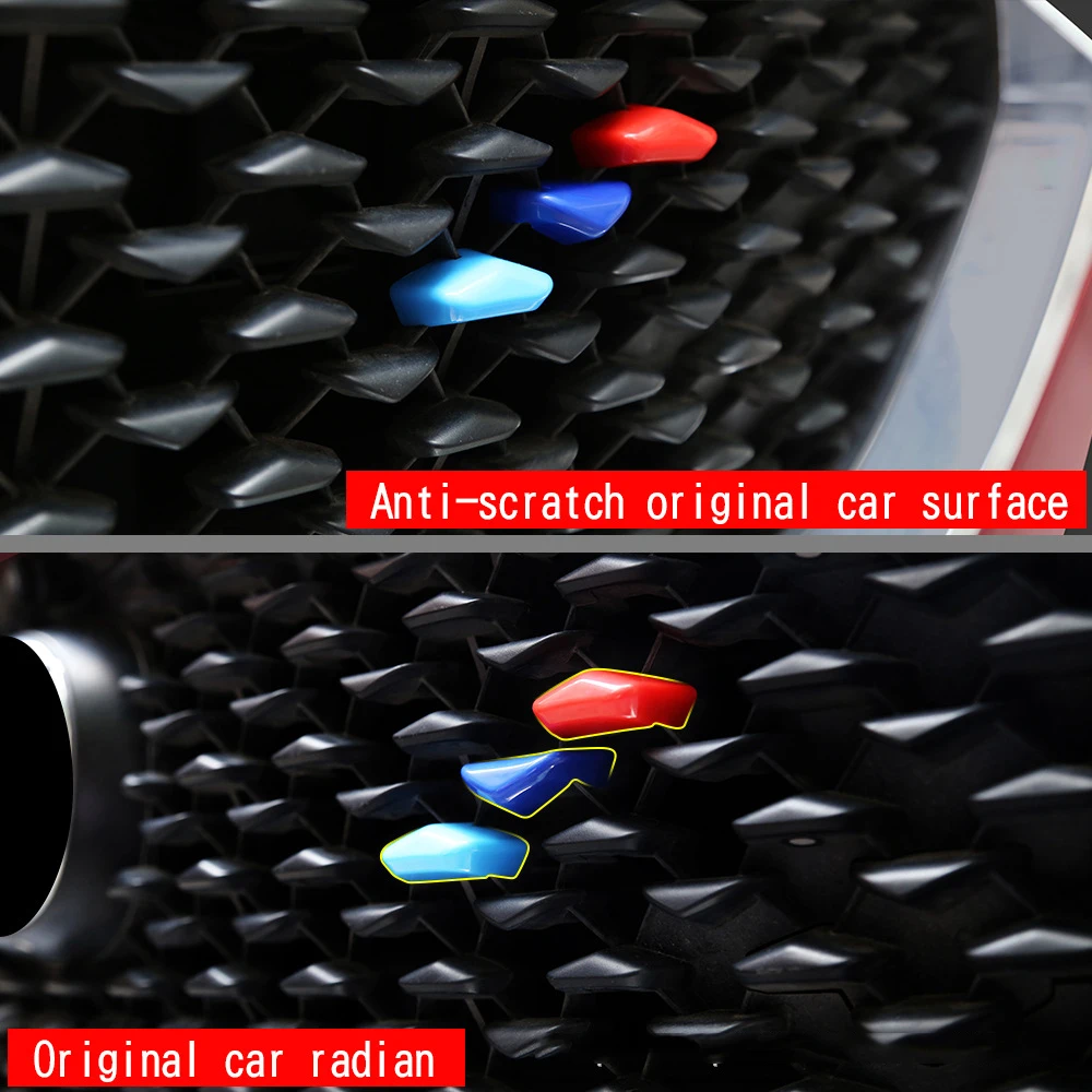 Car Front Grill Decoration Sticker Grille Color Trim for Mazda CX-30 CX30 Accessories 2022 2023 (Not for 19-21)