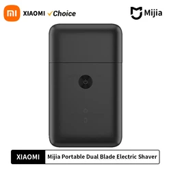 Xiaomi-Mijia電気シェーバー,デュアルブレード,ポータブル,レシプロ,高速モーター,磁気吸引,ipx7,防水