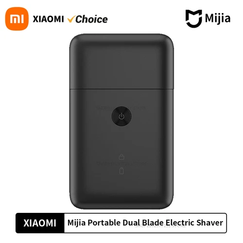 Xiaomi-Afeitadora eléctrica Mijia, cuchilla de corte doble, Motor alternativo de alta velocidad, succión magnética, IPX7, resistente al agua, portátil