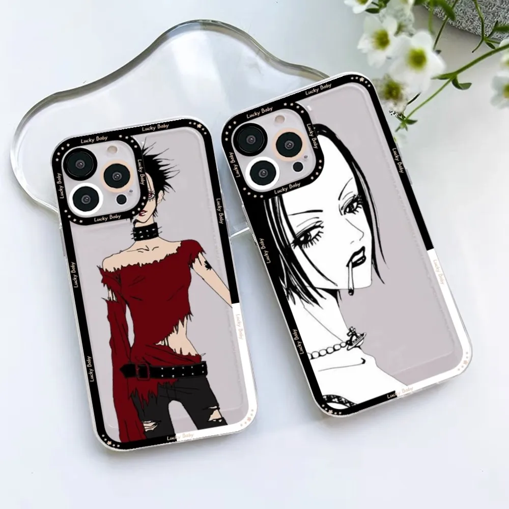 

Nana Osaki Anime Phone Case For IPhone 15 13 14 Pro Max XS XR 12 11 Pro 13 Mini Soft Clear Back Cover