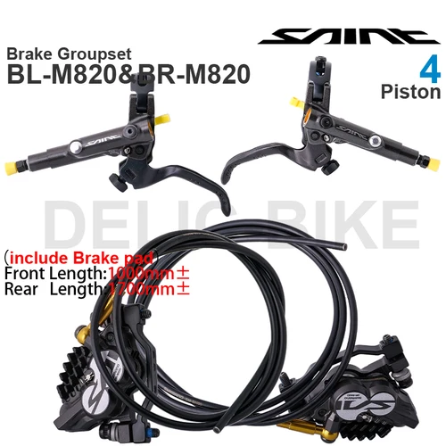 シマノ SAINT M820 油圧ディスクブレーキ グループセット ブレーキレバー BL-M820 BR-M820 4 ピストン ブレーキ キャリパー オリジナルパーツ
