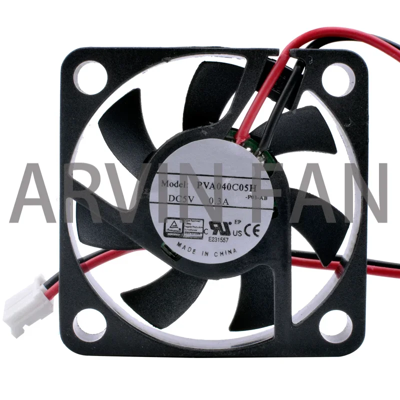 Ventilador de refrigeración de gran volumen de aire, nuevo y Original, PVA040C05H, 4cm, 4010, 40mm, 40x40x10mm, DC5V, 0.30A, USB pequeño