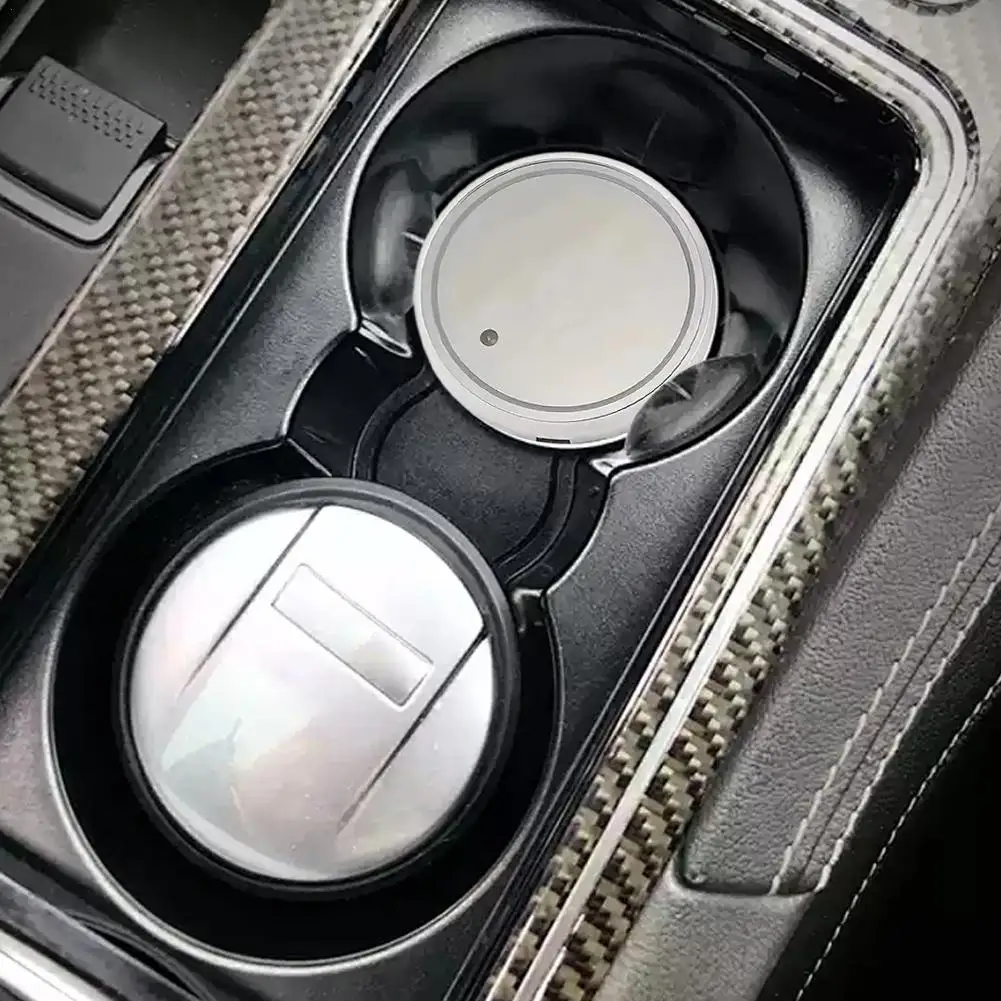 

7-цветные автомобильные подставки, подстаканник, светодиодные коврики, датчик света для бутылок, атмосферные аксессуары для интерьера, универсальные