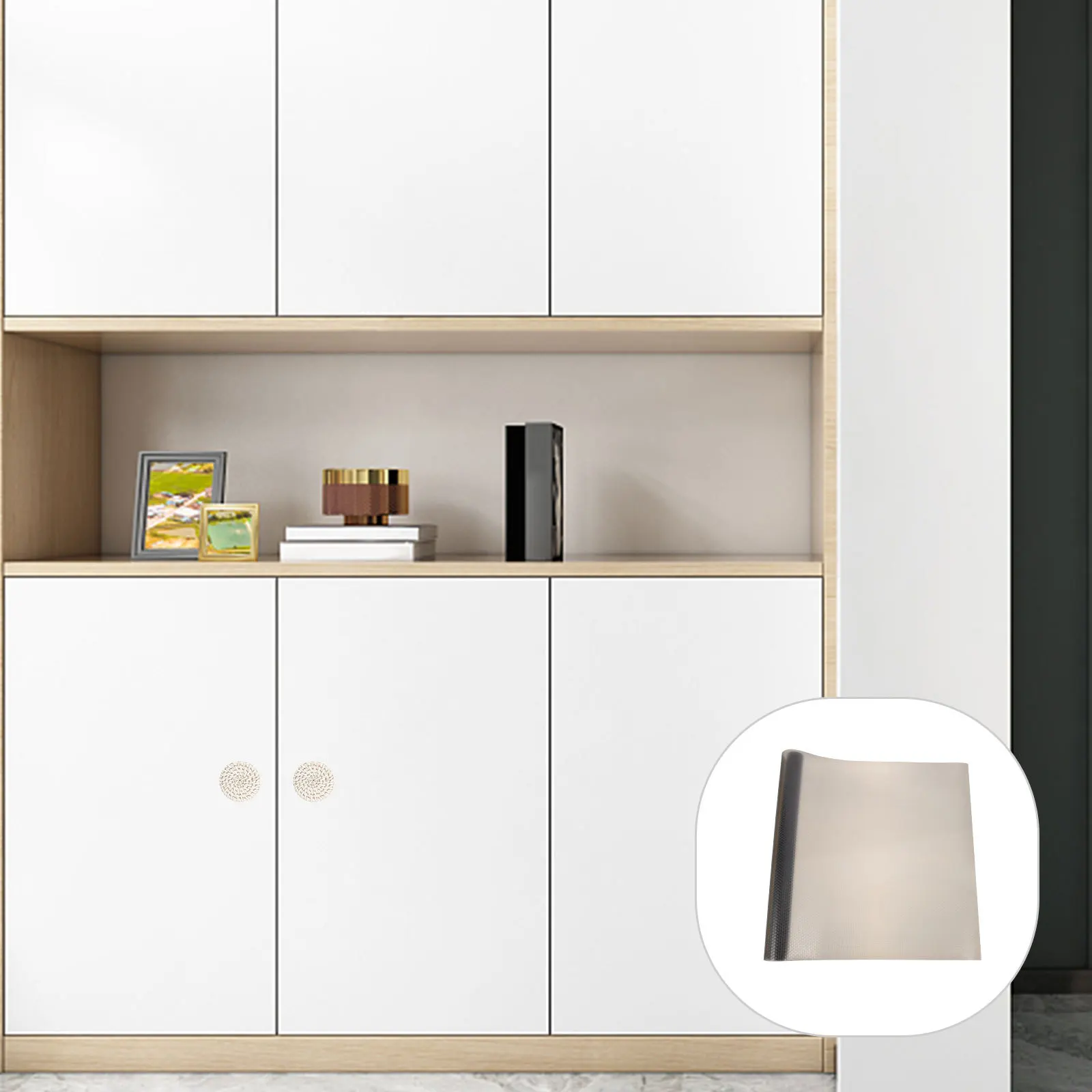 

1 Roll Multi-Function Drawer Mat Waterproof Moisture-Proof Non-Slip Cabinet Liner For Kitchen Shelf Organizer Household Storage