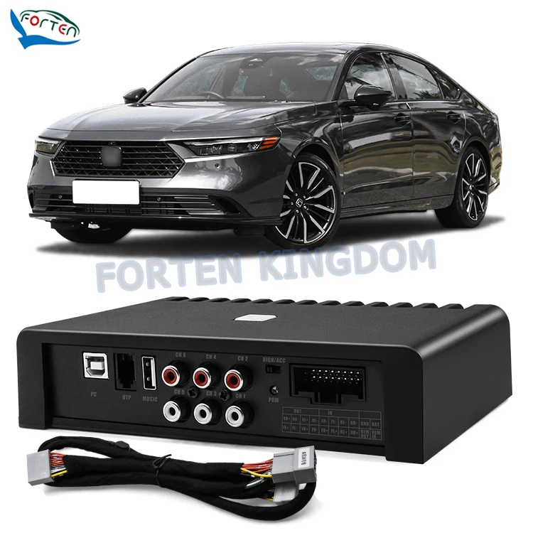 Car o Radio Car Interior Accessories Black Stereo Amps Car DSP o Processor Amplifier 6