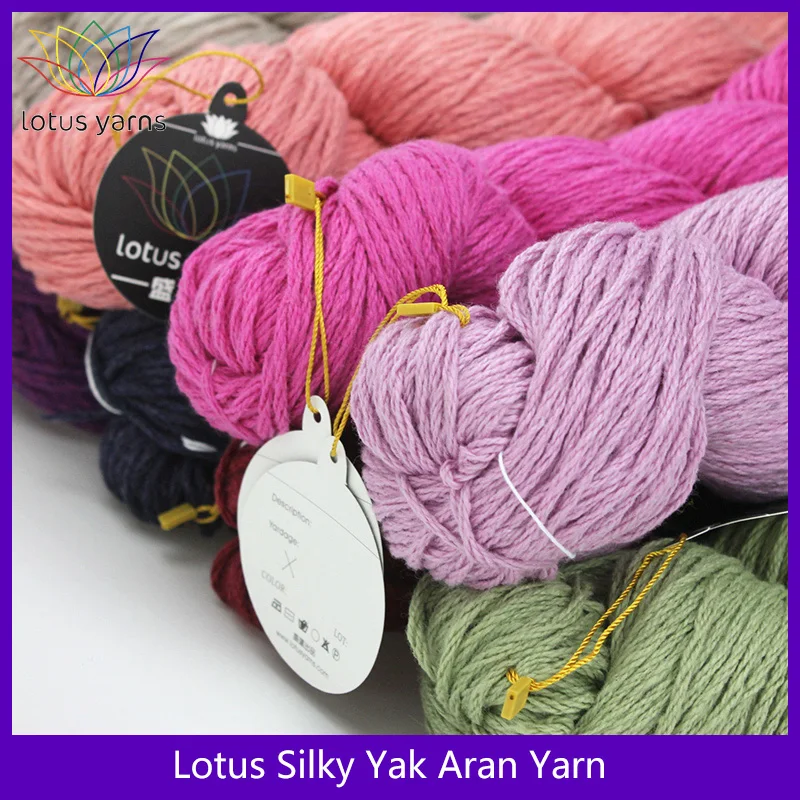 1*50g hank  Silk Yak Aran Weight Yarn  Hand knitting Crochet DIY Soft For Fashion Garments Baby Clothes