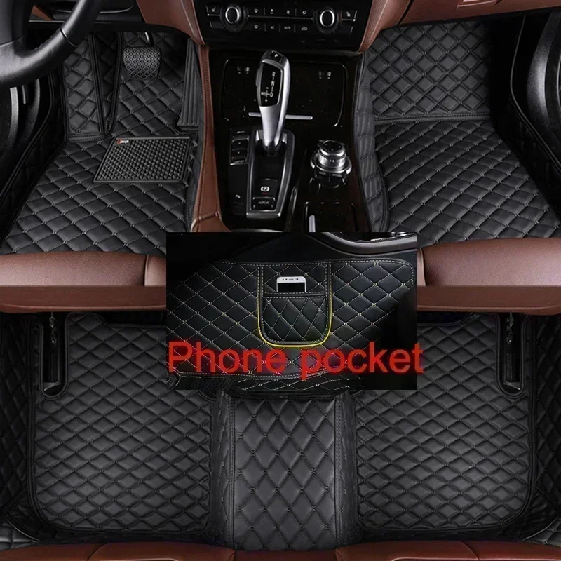 Custom Style Full Coverage Car Floor Mats for Ford Edge 7 Seat 2023 2015-2019 2020-2022 Fiesta 2009-2017 Car Accessories Carpet