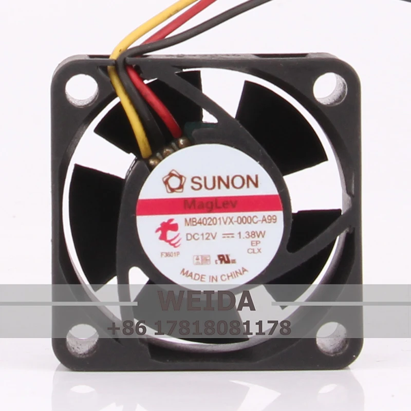 

MB40201VX-000C-A99 Cooling Fan for SUNON 24V 48V DC12V 1.38W EC AC 40X40X20MM 4CM 4020 Silent Magnetic Levitation all Bearing