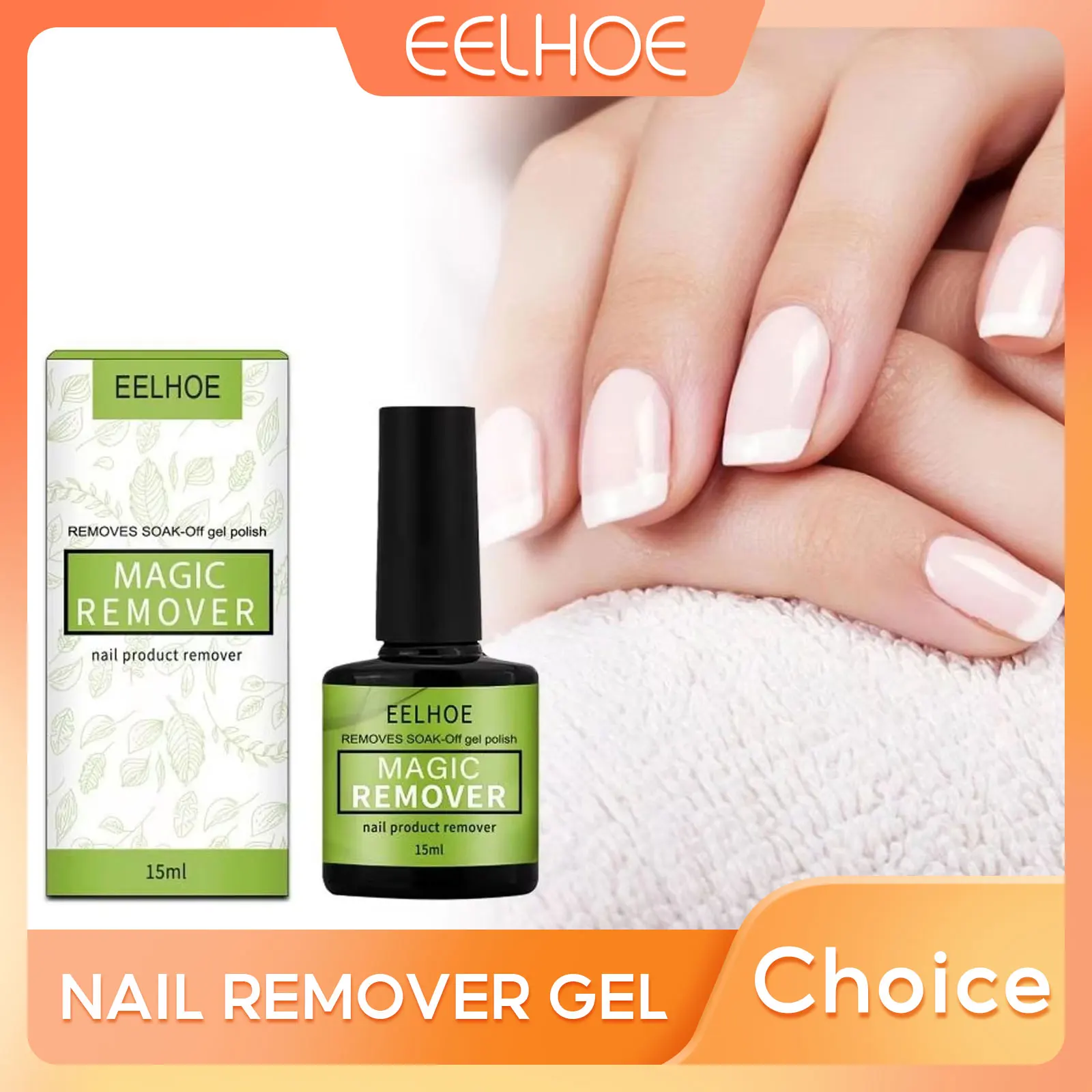 EELHOE Magic Nail Gel Fast Remover Nail Polish Cleaner Degreaser Dissolve Liquid Functional Manicure Accessories Nail Art Tools