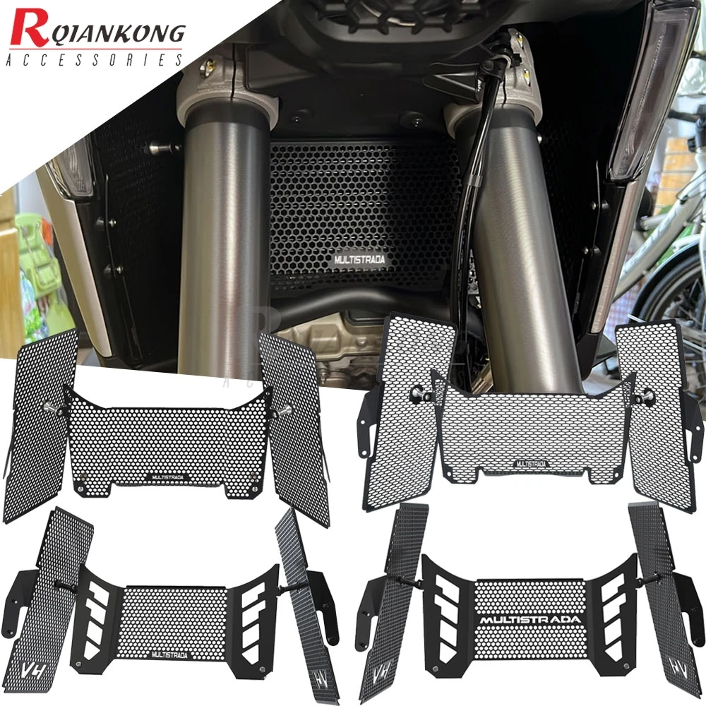 

For Ducati Multistrada V4 / S / S Sport / Pikes Peak / Rally / RS 2021-2022-2023-2024-2025-2026 Radiator Oil Cooler Guard Sets