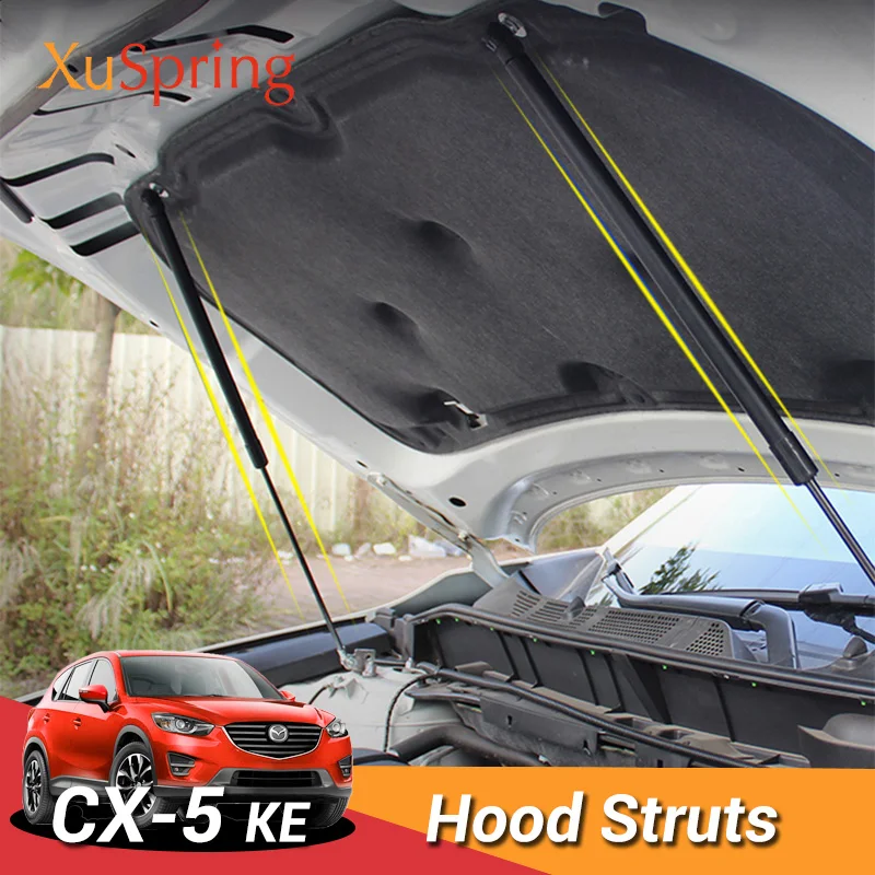 Car Engine Cover Hydraulic Rod Strut Bars Lift Support Spring Shock Accessories For Mazda CX-5 CX5 2013 2014 2015 2016 KE