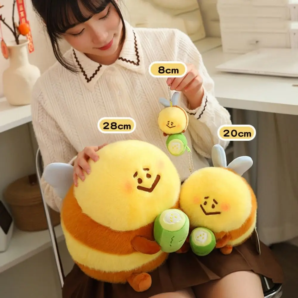 Haai Bee Bijen Beer Pluche Poppen Bijenvorm Cartoon Bee Pop Knuffel Schattig PP Katoen Bee Knuffels Kerstmis