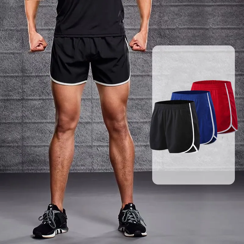 

2024New Quick-Drying Sports Shorts for Men and Women Elastic Training Running Fitness Three-Quarter Pants American Shorts Summer