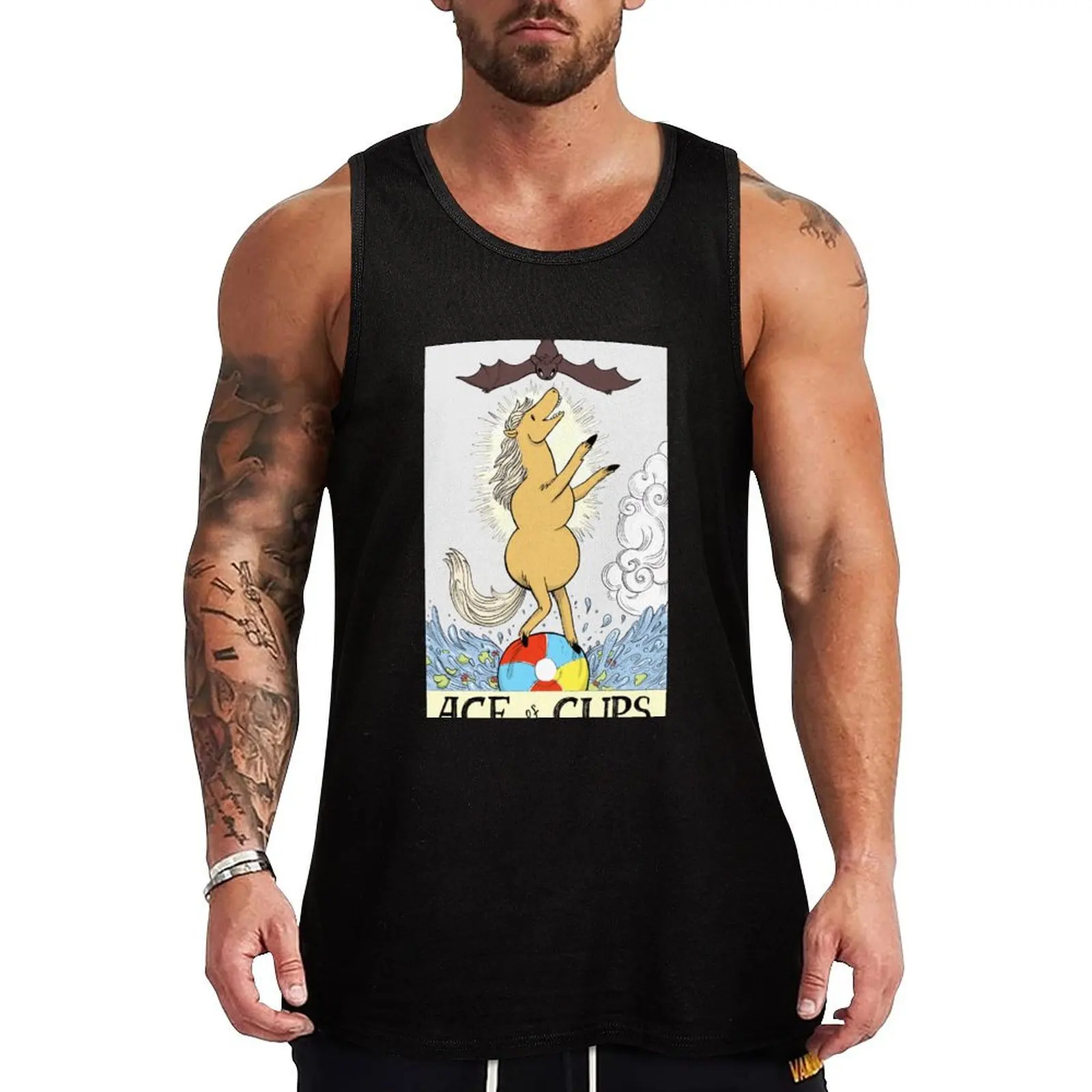 

James Baxter as Ace of Cups Tank Top Athletic Sleeveless Shirt Gym Workout Quick Dry Tank Top