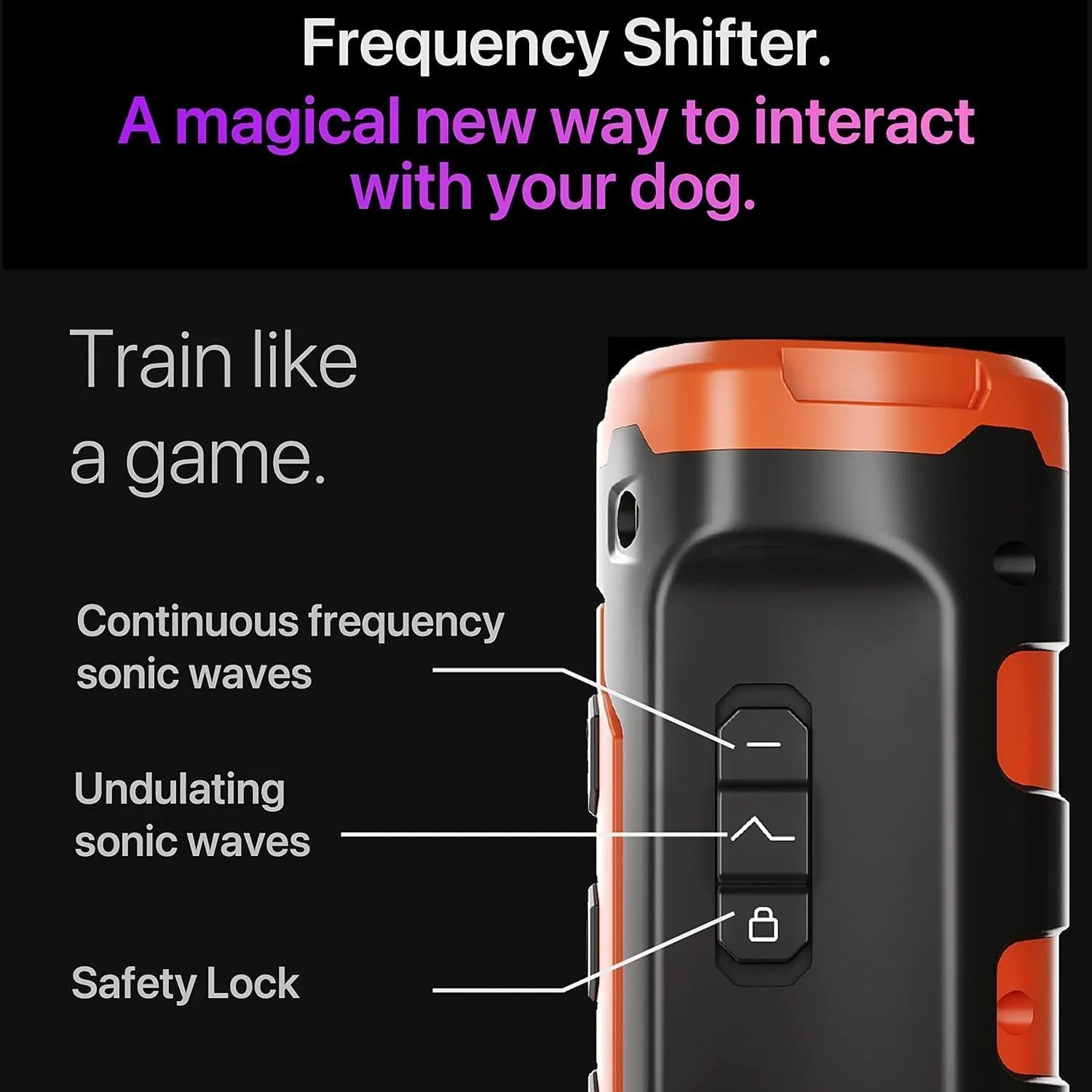 Driving dog lighting explosion flash high-power ultrasonic driving dog stop driving dog barking device anti dog bite device