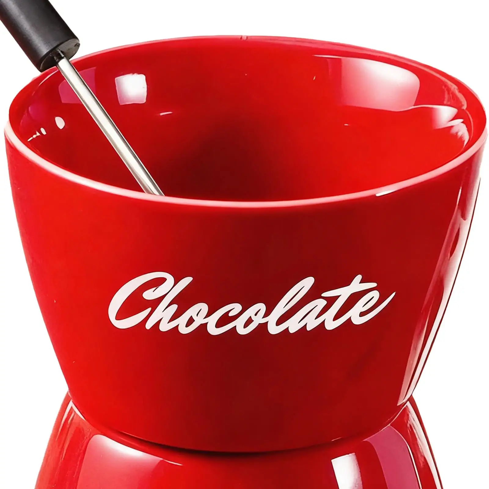 

Шоколадная кружка для фондю, многофункциональная мини-десертная горшок для фондю с вилкой, персональная грелка для конфет, плавильная кружка для масляных десертов