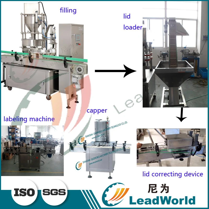 LWT Automatic Stainless Steel Sauerkraut Jar Packing Machine Pickled Vegetables Filling Line