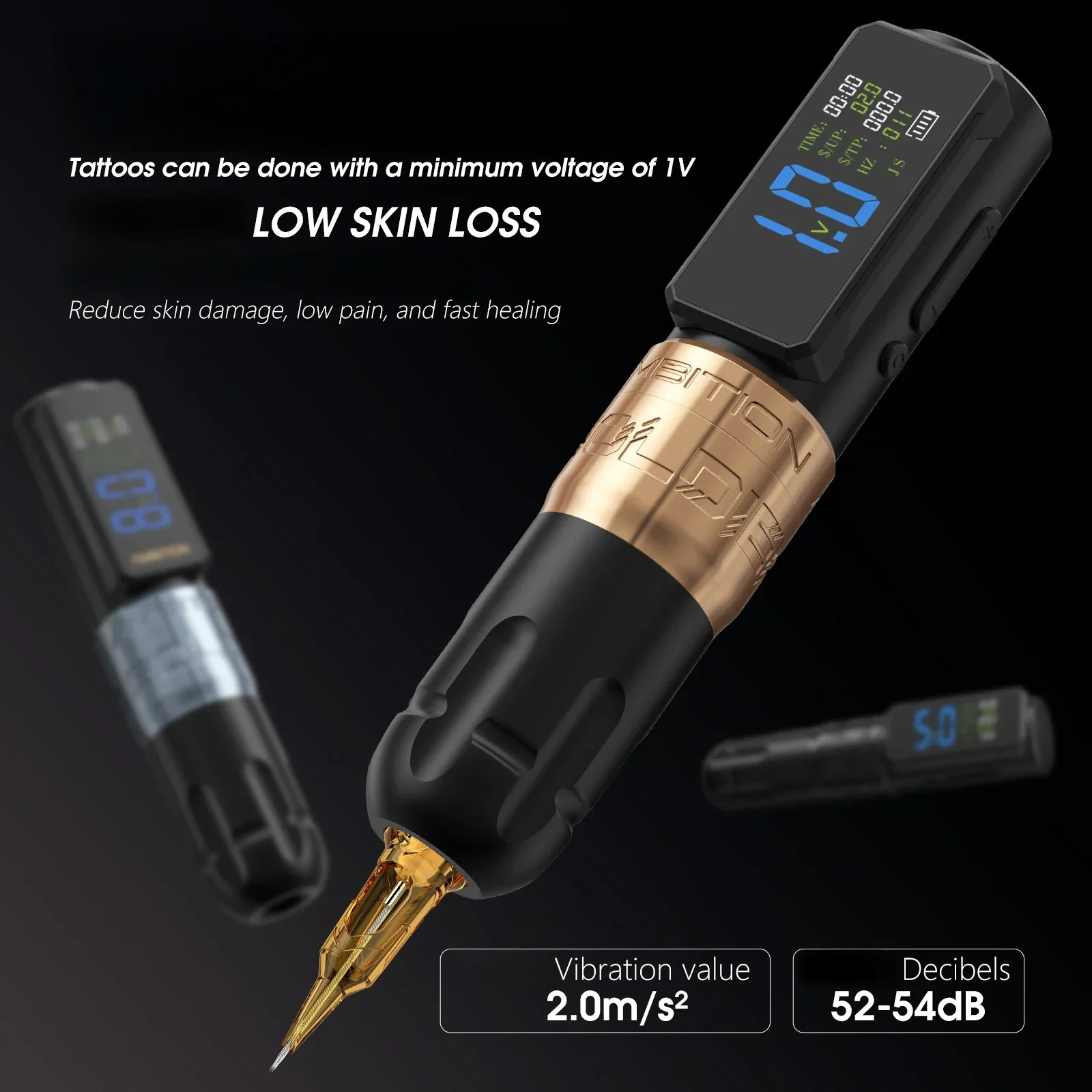 

Беспроводная машина для татуировки с ходом 4,5/5,0 мм, ручка с большим экраном, аккумуляторная ручка, бесщеточный двигатель, встроенная машина для татуировки с высоким крутящим моментом, новинка