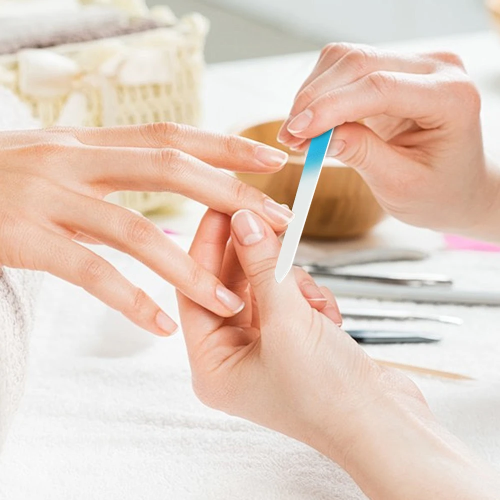 

Стеклянная пилка для ногтей 1 шт. - Маникюрный буфер, аксессуары для ногтей, профессиональные инструменты для ухода за ногтями