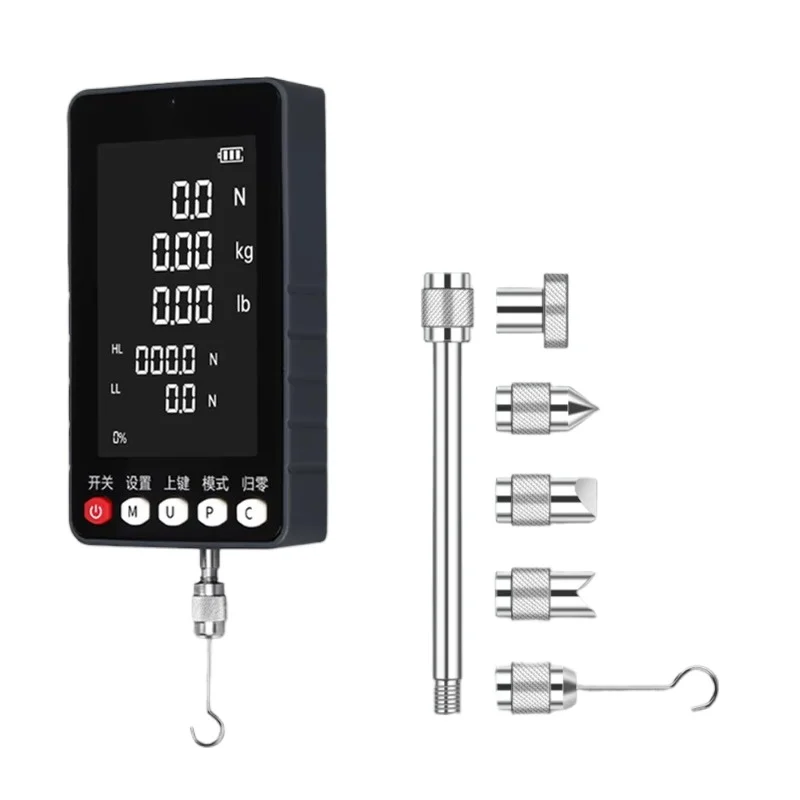 2-1000N large screen digital push-pull dynamometer, high-precision compression testing machine dynamometer