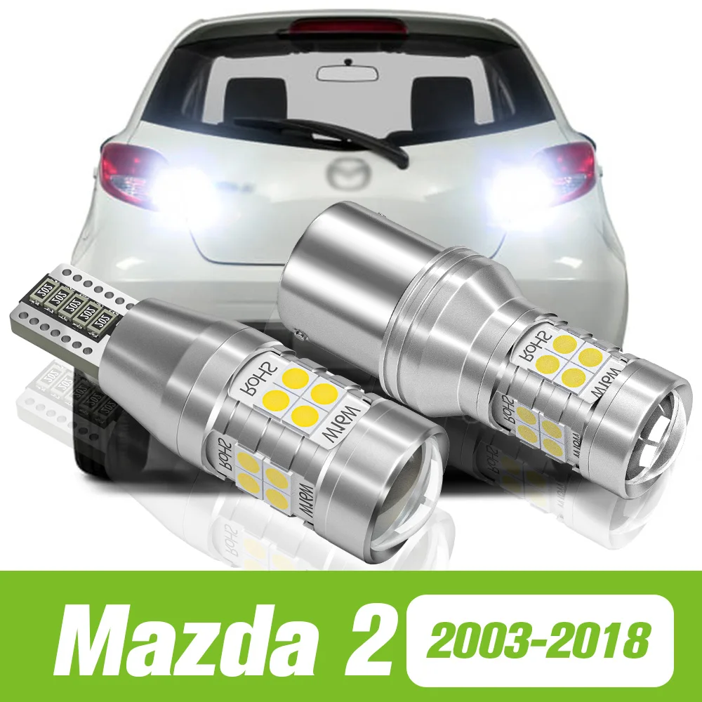 

2pcs For Mazda 2 DY DE DH DL DJ 2003-2018 LED Reverse Light Backup Lamp 2007 2008 2011 2012 2013 2014 2015 2016 2017 Accessories