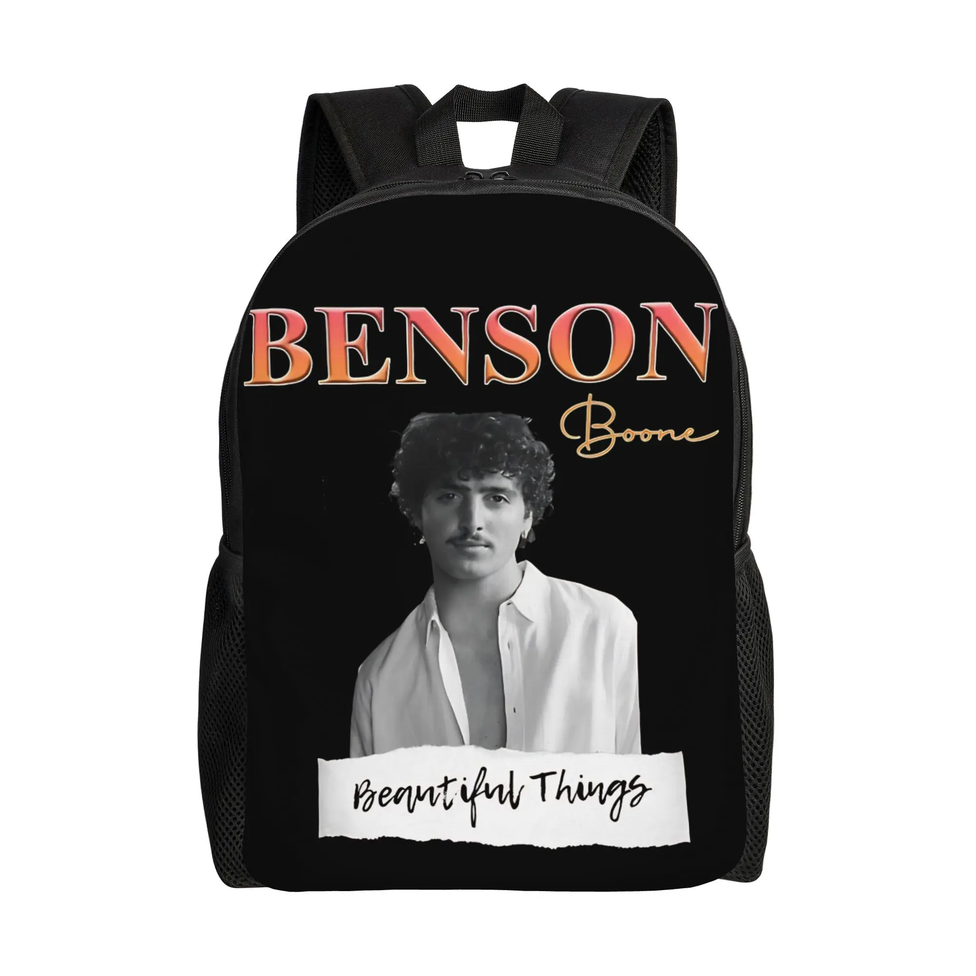 

Beautiful Things Benson Boone Collage Tour 2025 Album Backpack Women Travel Backpacks Durable High School Bags Rucksack