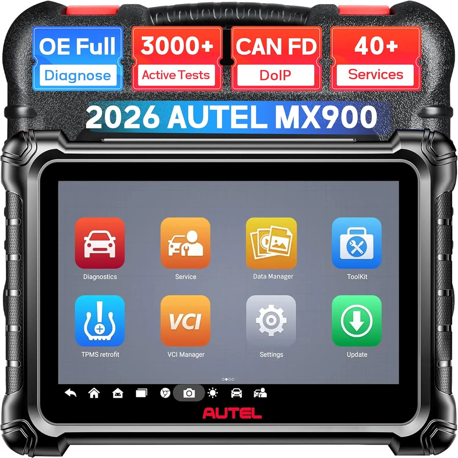 

MaxiCheck MX900 OBD2 Scanner Same as MaxiCOM MK900 MK900BT Bidirectional Scan Tool All System Diagnose for Cars Up of MK808