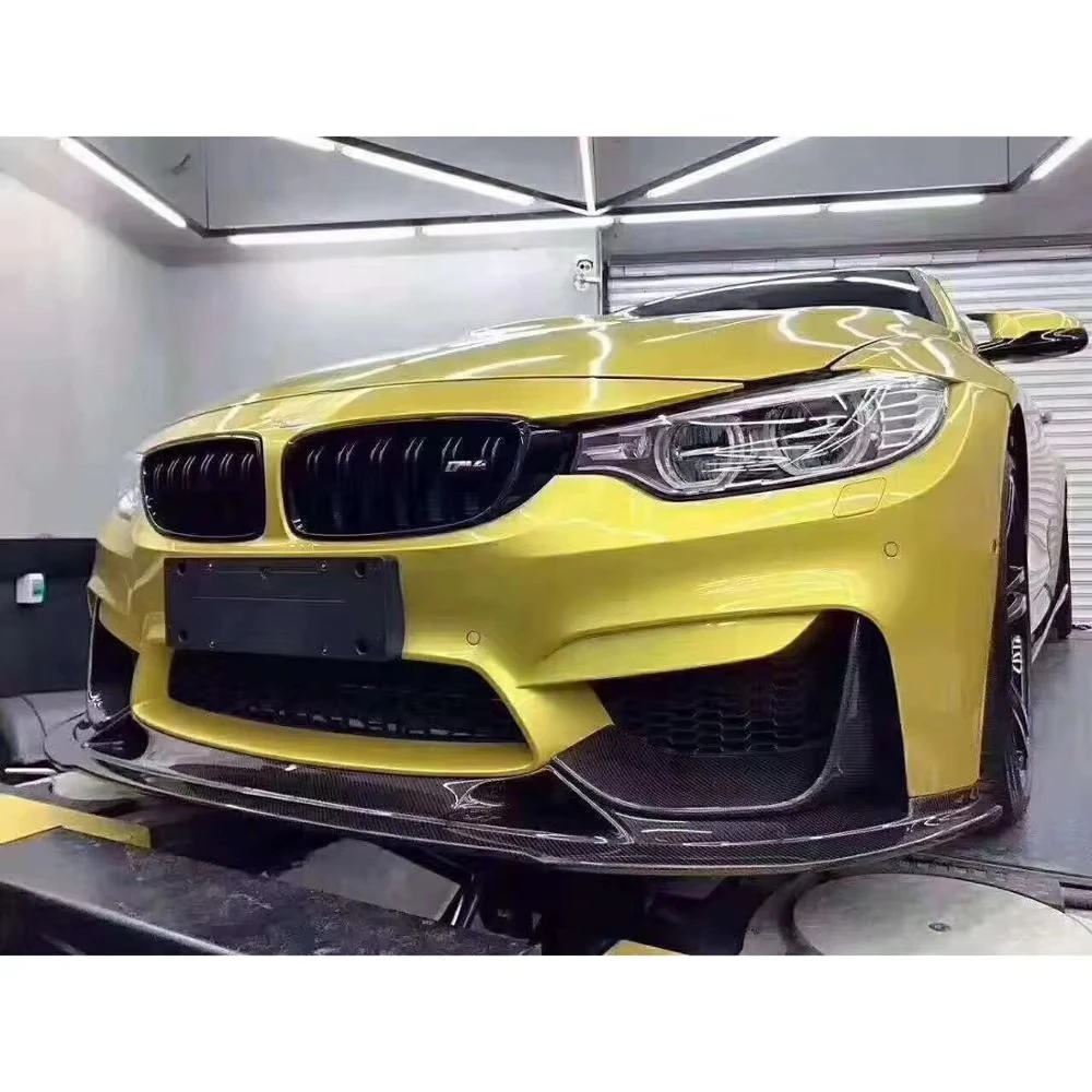 

F80 M3 F82 M4 Carbon Fiber RZ Style Front Lip & Carbon Separators Quality Accessory