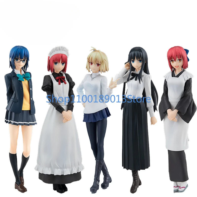 Stock 100% Original GSC Arcueid Brunestud Tohno Akiha Kohaku Hisui Ciel Pop Up Parade Collectible Action Figure Anime Model Toys