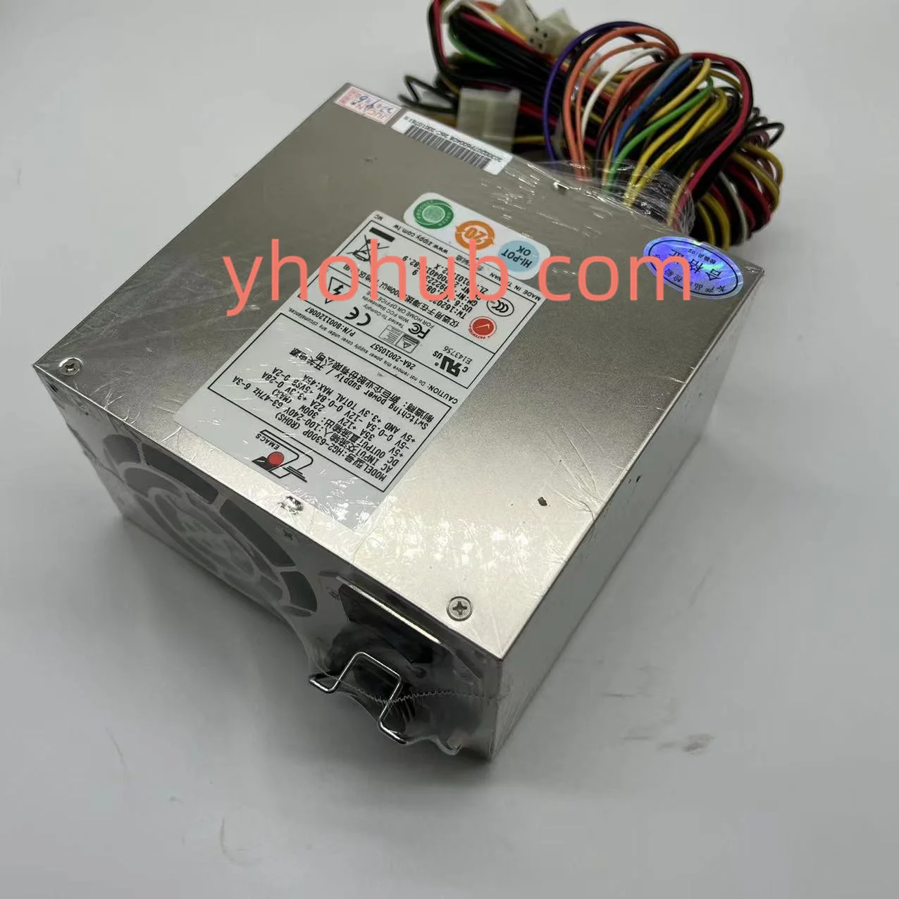 

EMACS Zippy HG2-6300P ROHS 300W P/N:B001120067 Server Power Supply