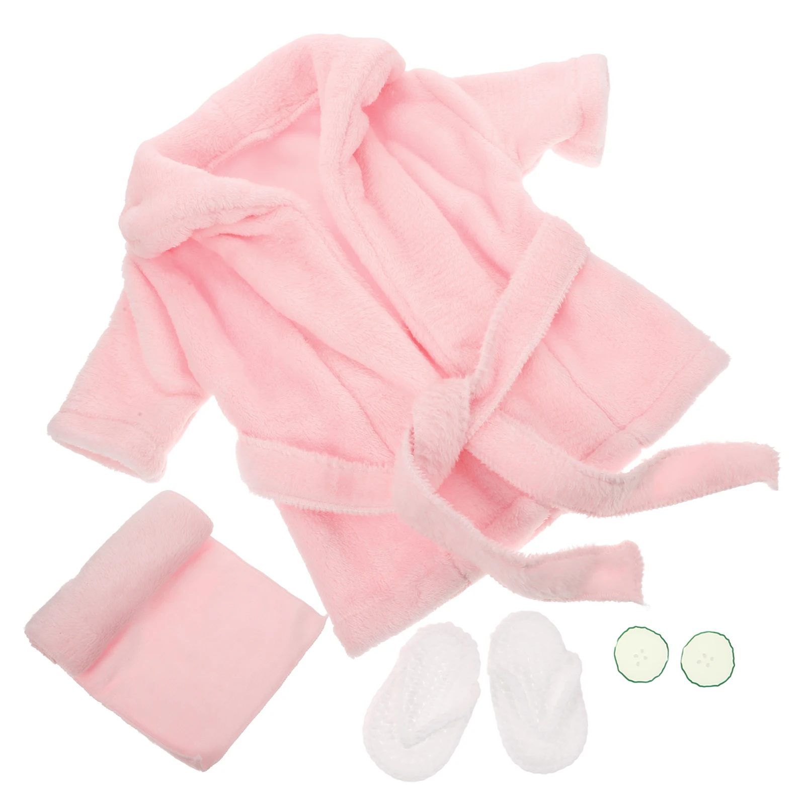 

Baby Photography Bathrobe Set Newborn Photo Prop Toddler Bath Towels Coral Fleece Hooded Kids Safe Material Cute Design Gentle