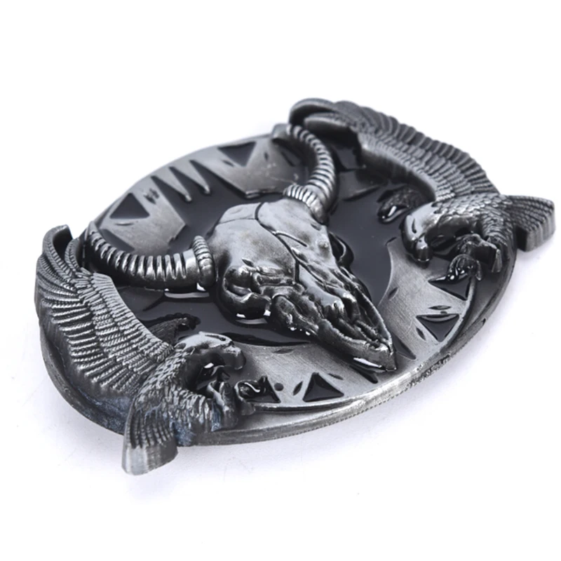 New Fashion Western Steer Charging Bull Vintage Men Rodeo Cowboy Belt Buckles
