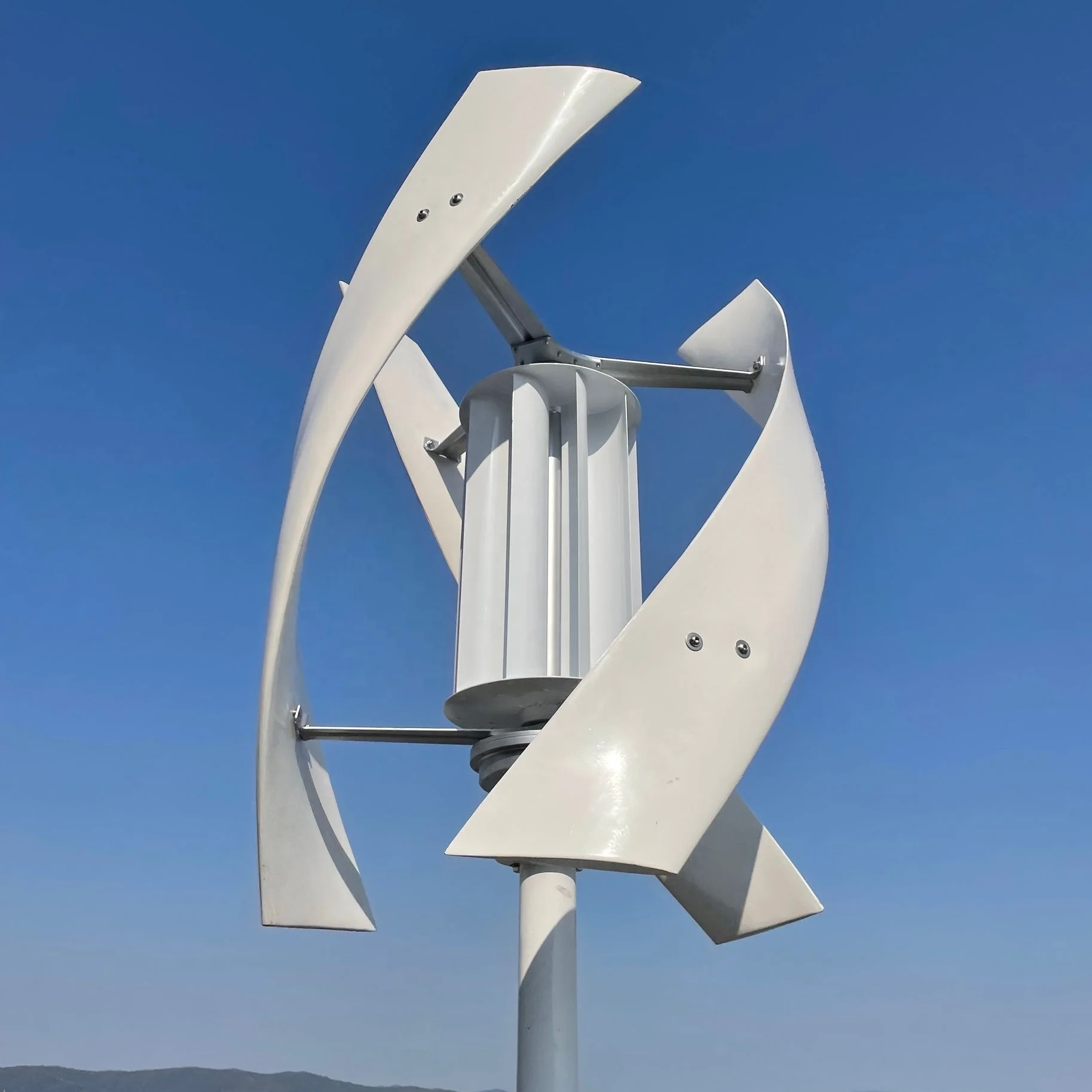 1000W 1500W Vertical Wind Turbine Helical Windmill Generator 12V 24V 48V for Home Use Off-Grid Air Energy Power System Pro