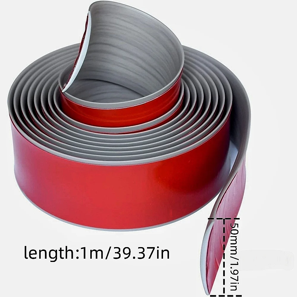 1PC 1mx5cm Self Adhesive Floor Transition Strip Vinyl Laminate Floor Flat Divider for Joining Floor Gaps Doorways Carpet Cover - view 2