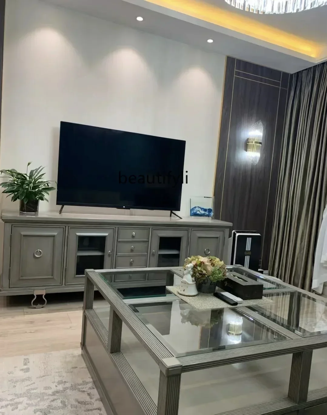 

LHY26 ss Новый стиль в американском стиле, мебель, шкаф для телевизора, легкий роскошный шкафчик из цельного дерева в стиле ретро, простой телевизор для гостиной