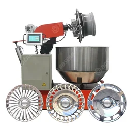 Fully automatic wheel rims polishing machine for rims refurbishment Refurbish machine Aluminium alloy rim repair machine