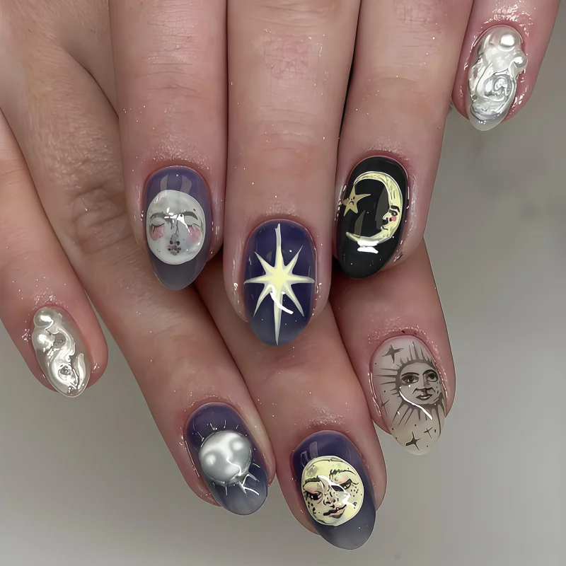 24 SZT. Pozłacane Paznokcie 3D – Nail Art Leopard recenzja i cena