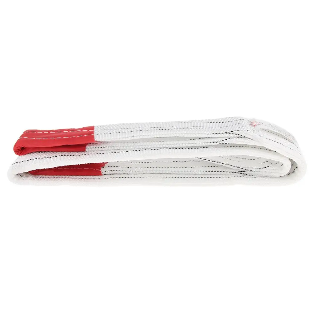 Flat Lifting Towing Pulling Strap Rope Synthetic Fibre 5 Tonnes, 1M,2M