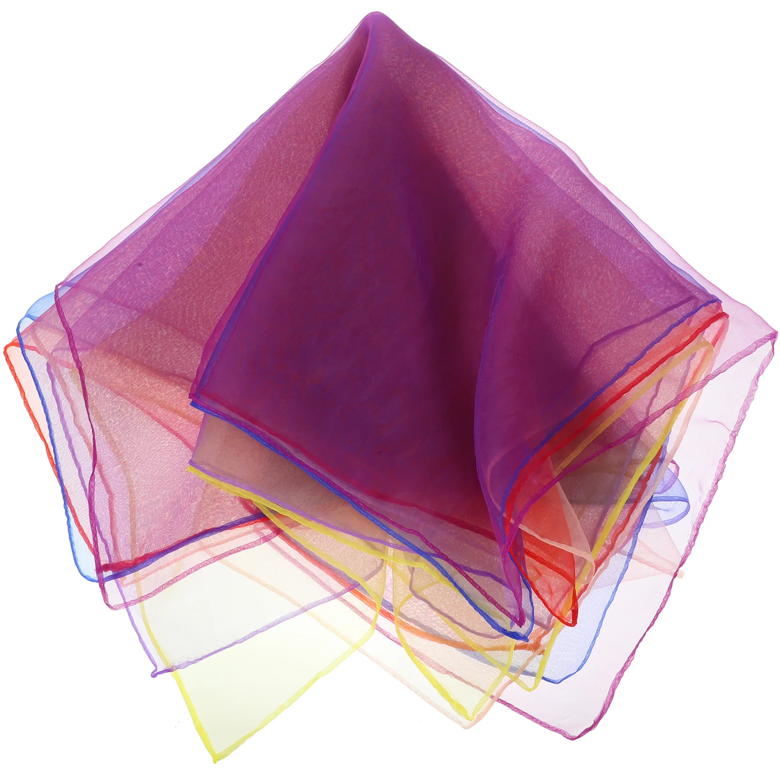 

Colorful Silk Scarves Bright Dance Juggling Performance Children Acrobatic Activity Props Accessories Small