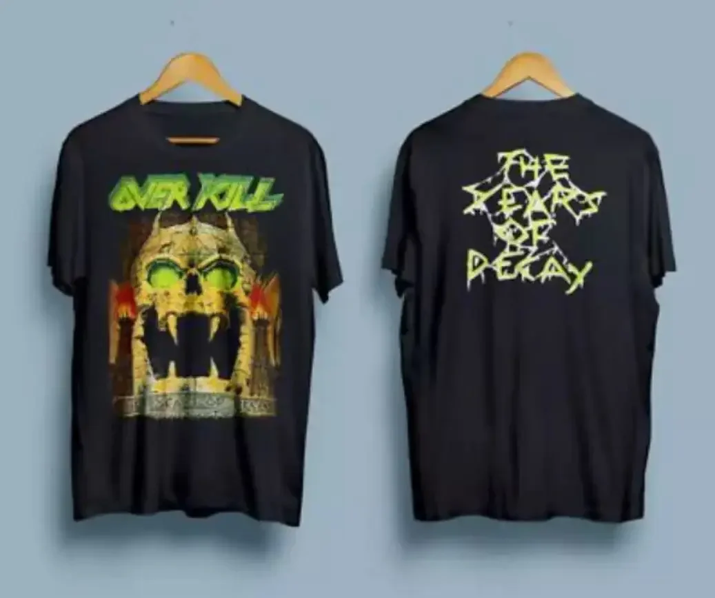 Overkill Thrash Metal Band Years Of Decay T-Shirt